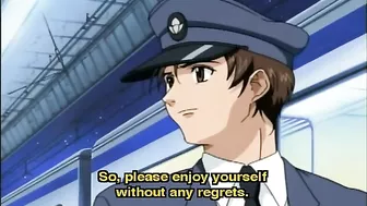 Dirty hentai schoolgirl gets gangbanged in her her hot wet pussy on train - Hentai City