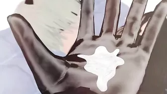 NieR Automata 2B is captured and roughed up in a hentai gangbang scene.