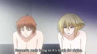 Hypnotize yourself with hentai virgin teen cowgirls competing in sex.