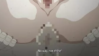 Female ninjas get gangbanged by ogres while tied up in a hentai scene.