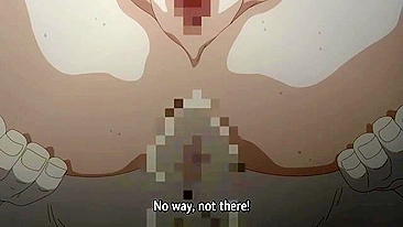 Female ninjas get gangbanged by ogres while tied up in a hentai scene.