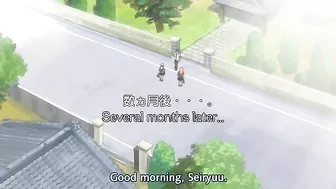 Hentai sex scene with a schoolgirl and two hot anime babes on the beach.