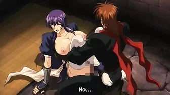 Busty female ninjas are sexually exploited and degraded in hardcore hentai gangbangs.