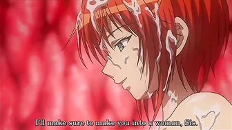 Redhead hottie enjoys double penetration on a crowded beach. #Hentai