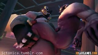 Heroes from Overwatch get hot and horny in a 3D hentai animation.