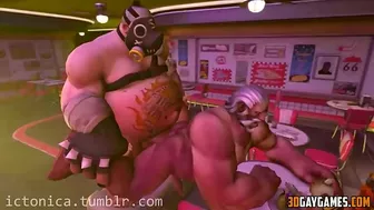 Heroes from Overwatch get hot and horny in a 3D hentai animation.