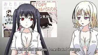 Hentai porn video - Perverted manager fucks his sisters in a backstore room.