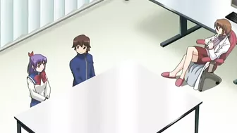 A quiet schoolgirl and her hentai-loving friend engage in a kinky threesome.