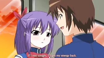 A quiet schoolgirl and her hentai-loving friend engage in a kinky threesome.