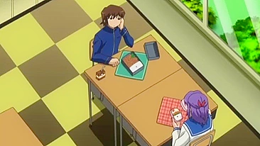 A quiet schoolgirl and her hentai-loving friend engage in a kinky threesome.