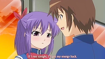 A quiet schoolgirl and her hentai-loving friend engage in a kinky threesome.