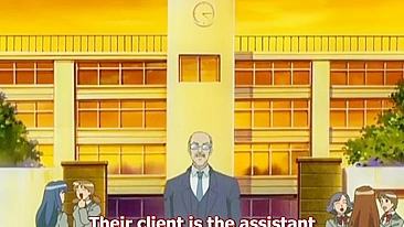 Red-haired hottie with big boobs gets brutally gangbanged on a crowded train.