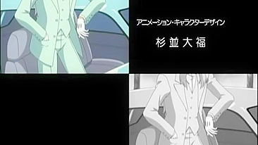 Red-haired hottie with big boobs gets brutally gangbanged on a crowded train.