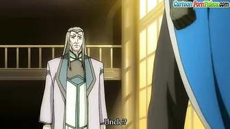 Prince has sex with his maid using tentacles as an evil witch watches.