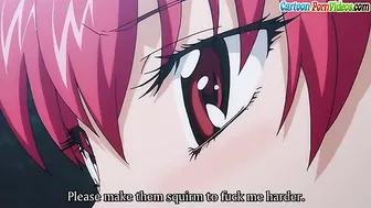 Prince has sex with his maid using tentacles as an evil witch watches.