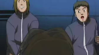 Hentai schoolgirls take anal gangbangs in a voyeuristic digest.