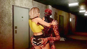 Zombies team up and fuck a busty blonde in scary 3d sex - Hentai City