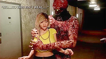 Zombies team up and fuck a busty blonde in scary 3d sex - Hentai City