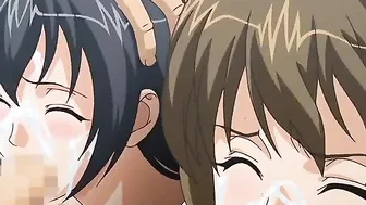 Hentai idol loses virginity in brutal gangbang.