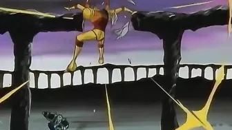 Hentai lesbians engage in a fierce pussy-licking orgy.