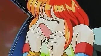 Hentai lesbians engage in a fierce pussy-licking orgy.