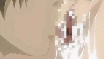 Newly blackmailed blonde teen bound and gang-raped in hentai video.