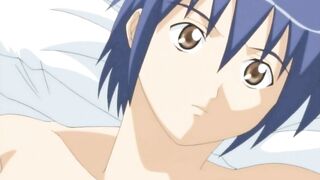 Hentai teen girl blows and swallows in explicit sex video.