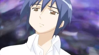 Hentai teen girl blows and swallows in explicit sex video.