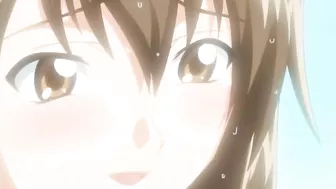 Hentai teen girl blows and swallows in explicit sex video.