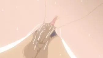 Hentai teen girl blows and swallows in explicit sex video.