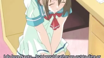 Hentai teen girl blows and swallows in explicit sex video.