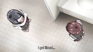 Hentai anime schoolgirl sacrifices her virginity in a gangbang to save her friend.