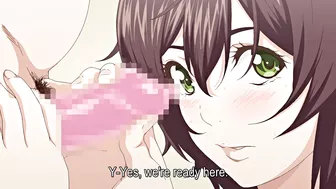 Hentai anime schoolgirl sacrifices her virginity in a gangbang to save her friend.