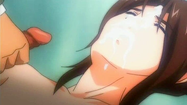 Hentai Sleazy Schoolgirl Gangbang on a Train.