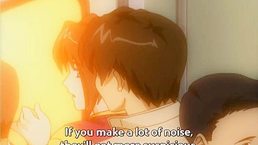 Hentai Sleazy Schoolgirl Gangbang on a Train.