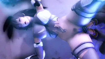 Hentai ninja gangbang with giant cocks.