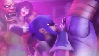 Hentai ninja gangbang with giant cocks.