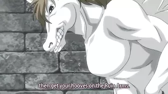 Hentai Princess gets gangbanged by horse-like aliens and pigs in a hot XXX scene.