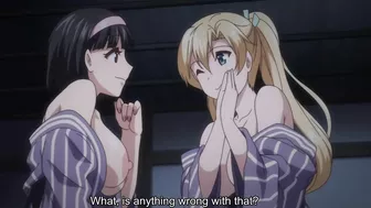 Hentai porn site visitors will love this slutty employee scene where two females awaken their boss with a titillating display.