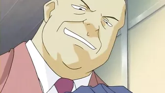 Cute teacher faces double penetration in hentai video.