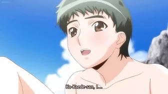 Hentai college guy fucks his sweet beach harem in a steamy threesome.