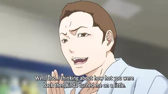 Busty wife enjoys public gangbang at hentai spa.