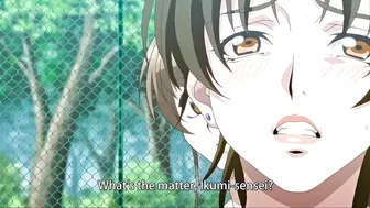 Hentai slut gets gangbanged by a crowd of pervs.