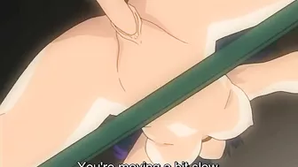 Blackmailed schoolgirls get double-teamed by a thug in a nurse's office hentai threesome.