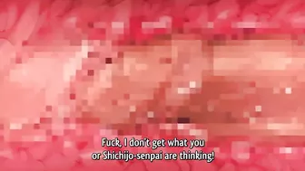 Hentai anime brunette with big tits gets gangbanged in public bathroom.