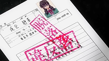 Hentai anime brunette with big tits gets gangbanged in public bathroom.