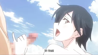 Naughty school trip to nude beach ends in dirty gangbang with horny teachers. #Hentai