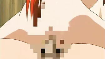 Injured hentai warrior receives healing double blowjob.