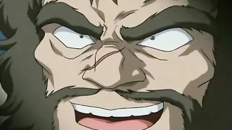 Injured hentai warrior receives healing double blowjob.