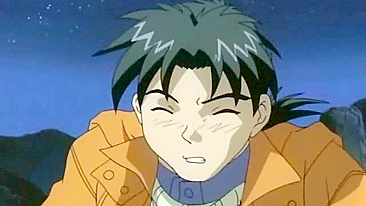 Injured hentai warrior receives healing double blowjob.